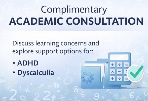 Free 20-Minute Academic Consultation for Dyscalculia & ADHD
