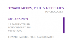 Edward Jacobs, Ph.D. & Associates
